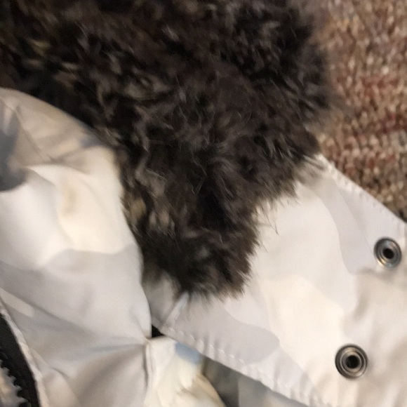 Nautical winter parka coat faux fur lining in hood - Picture 5 of 7